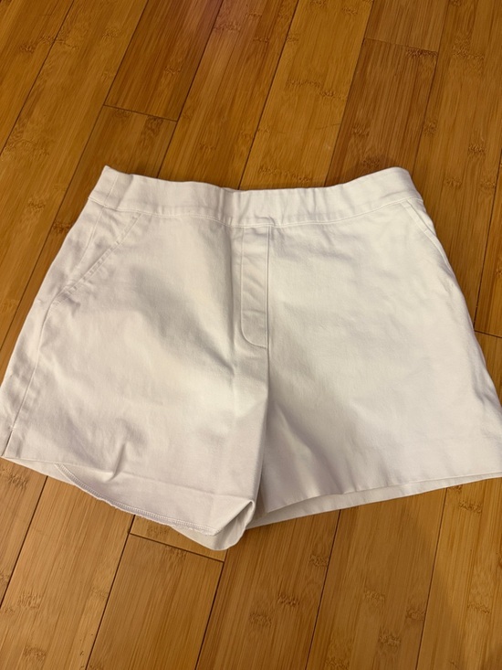 SPANX Pants - SPANX White High-Waist Tailored Shorts